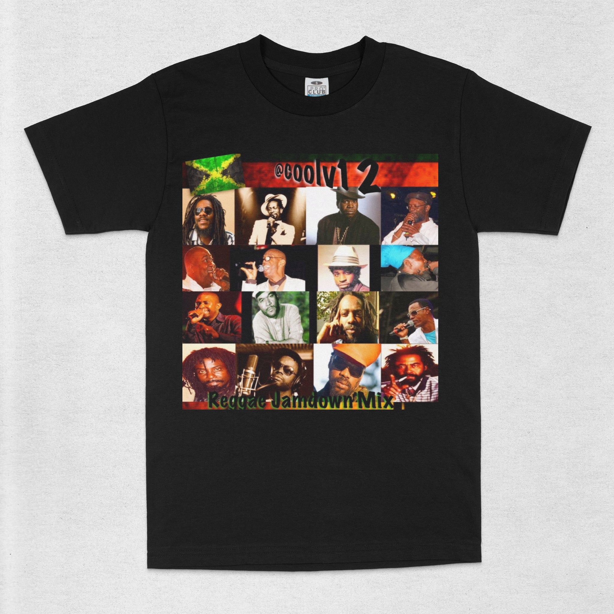 YAWD REPORT Reggae Legends Black T-Shirt