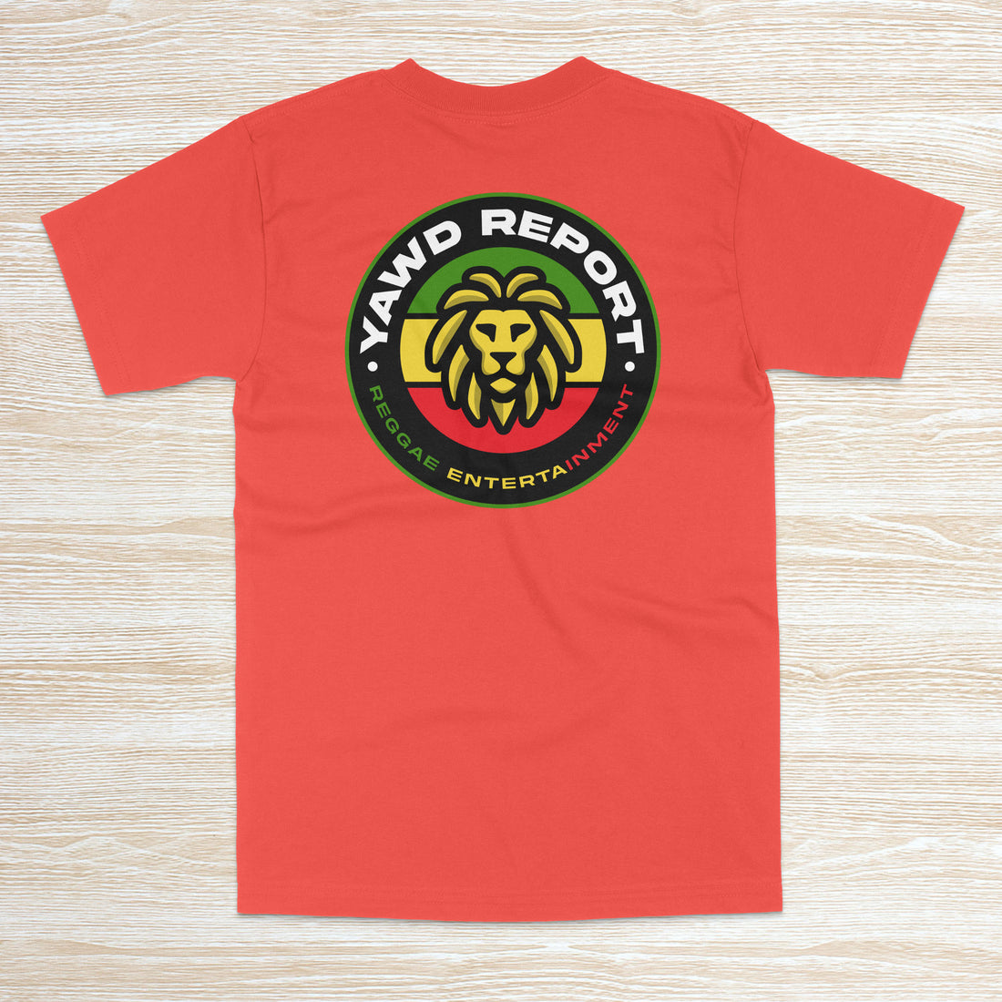 YAWD REPORT Red Las Vegas Reggae All-Star Graphic T-Shirt (Limited)