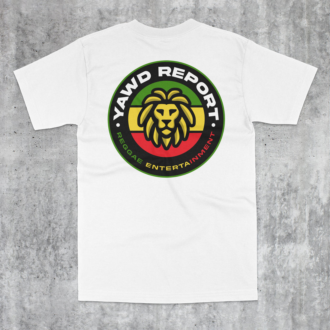 YAWD REPORT White T-Shirt w/Las Vegas Reggae All-Star Logo