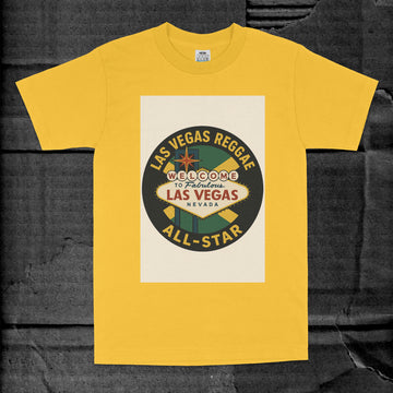 YAWD REPORT Gold T-Shirt w/Las Vegas Reggae All-Star Logo (Limited)