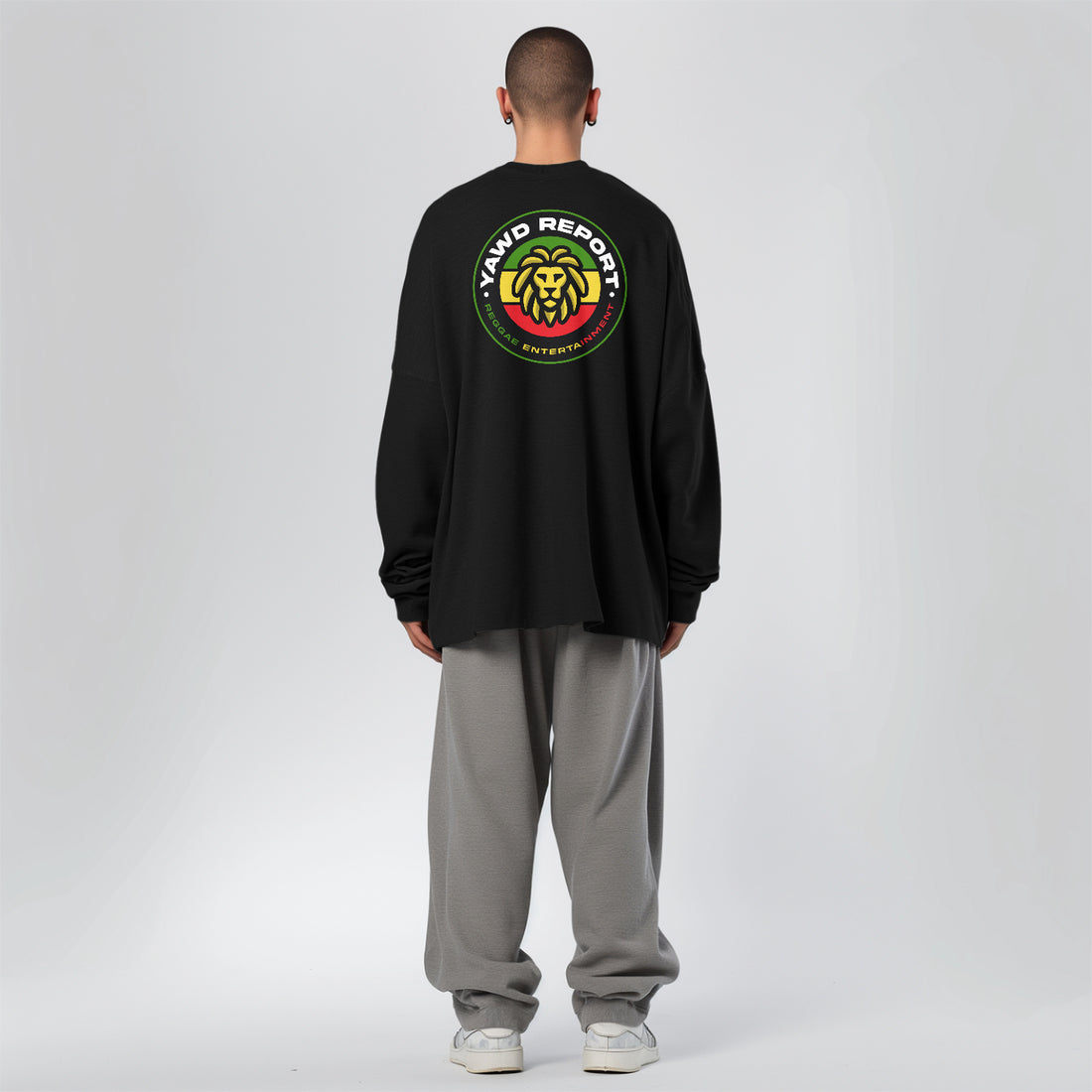 YAWD REPORT Classic Reggae Concert Long Sleeve Graphic T-Shirt