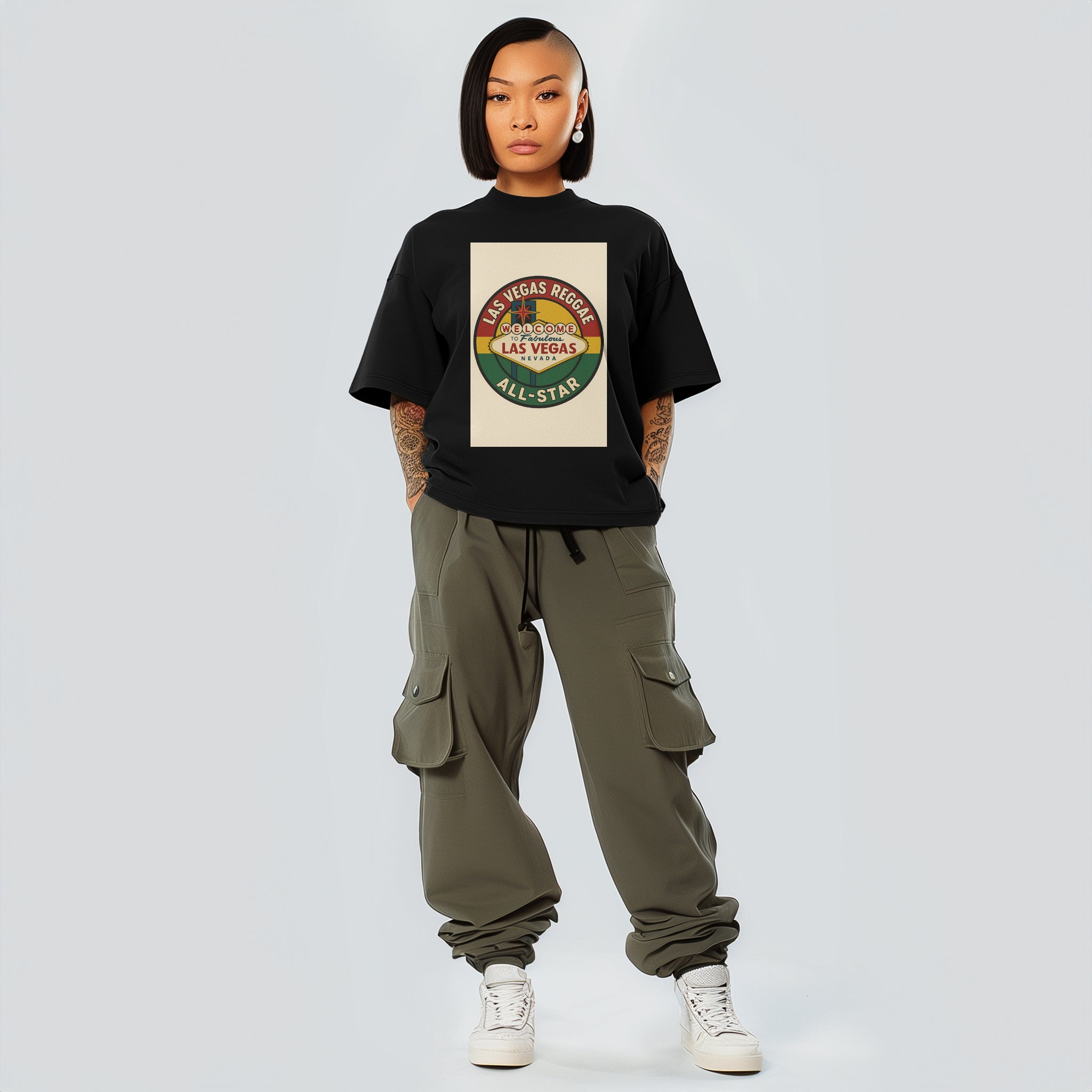 YAWD REPORT Las Vegas Reggae All-Star Graphic T-Shirt